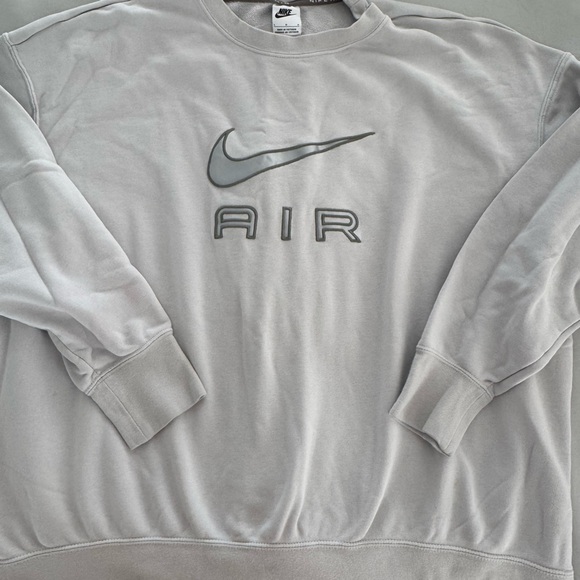 Nike Tops - Nike Crewneck Sweater in Light Gray